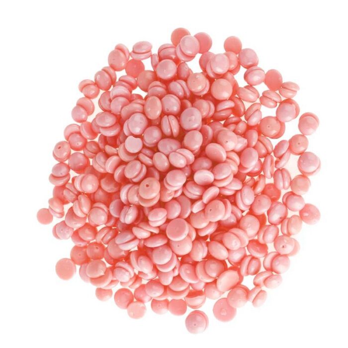 Cera en perlas rosa o turquesa UP