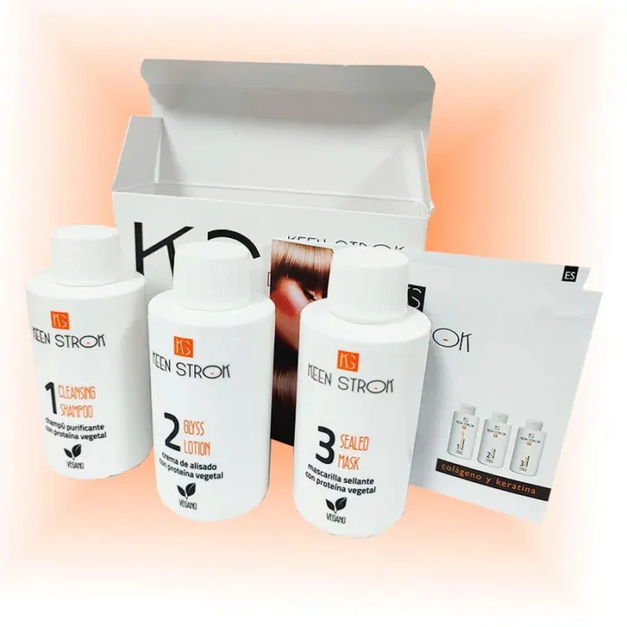 Kit Glyss System Keen Strok 3 pasos 100ml