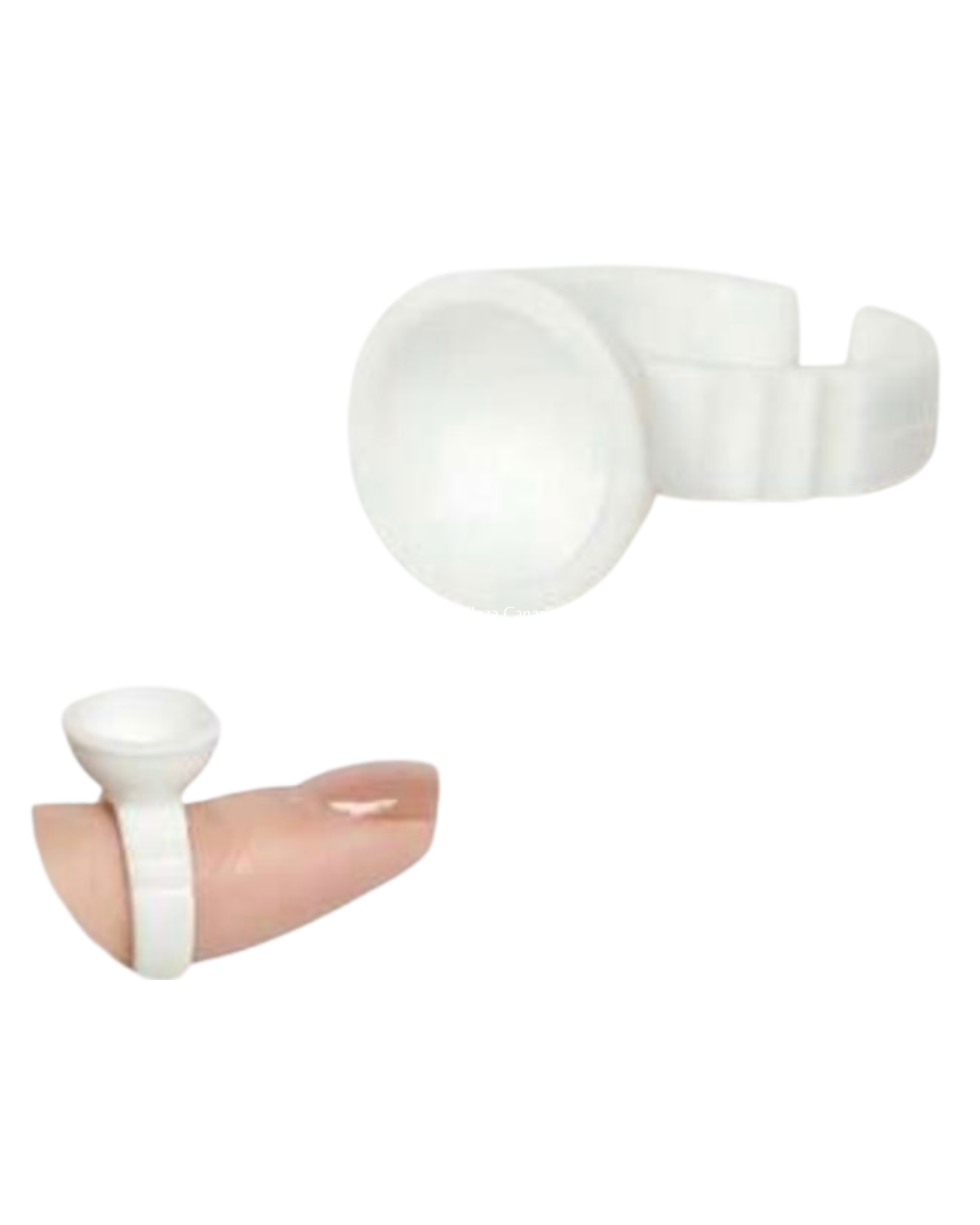 ANILLOS BLANCOS PESTAÑAS 100 UNDS