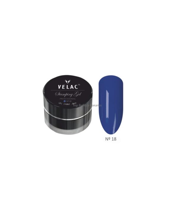 18 GEL STAMPING AZUL 840454720VELAC 8ML
