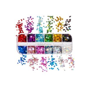 cora colores NAIL ART CAJA CORAZONES COLORES 12 UNDS