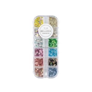 escarhca CAJA NAIL ART PURPURINA-ESCARCHA COLOR12