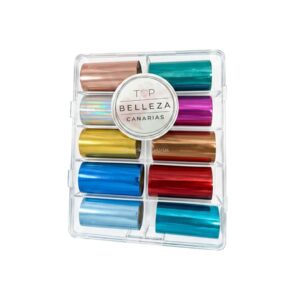 foil 10 CAJA NAIL ART FOIL 10 UDS COLORES