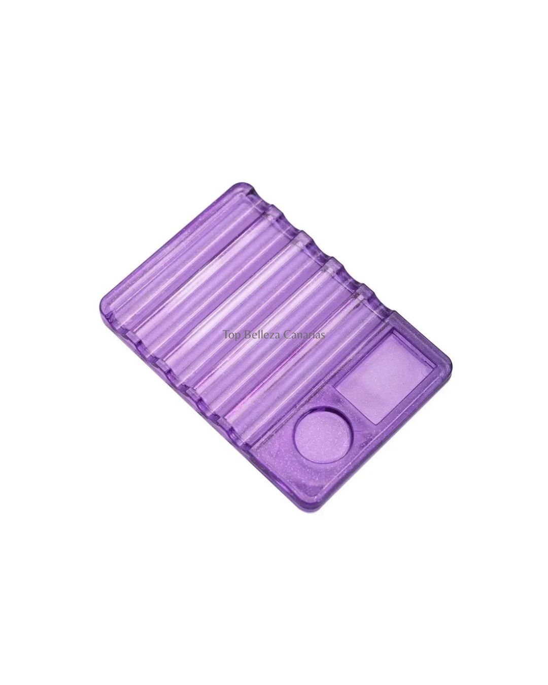 PALETA + APOYA PINCELES LILA NAIL ART