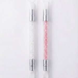 PACK 2 PINCEL DOBLE SILICONA DIAMANTES